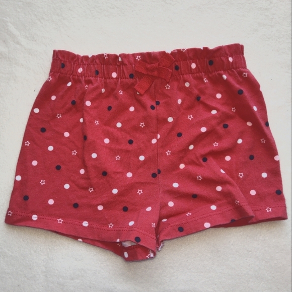 Size 18 Months Red Star Spangled Shorts - Picture 1 of 4
